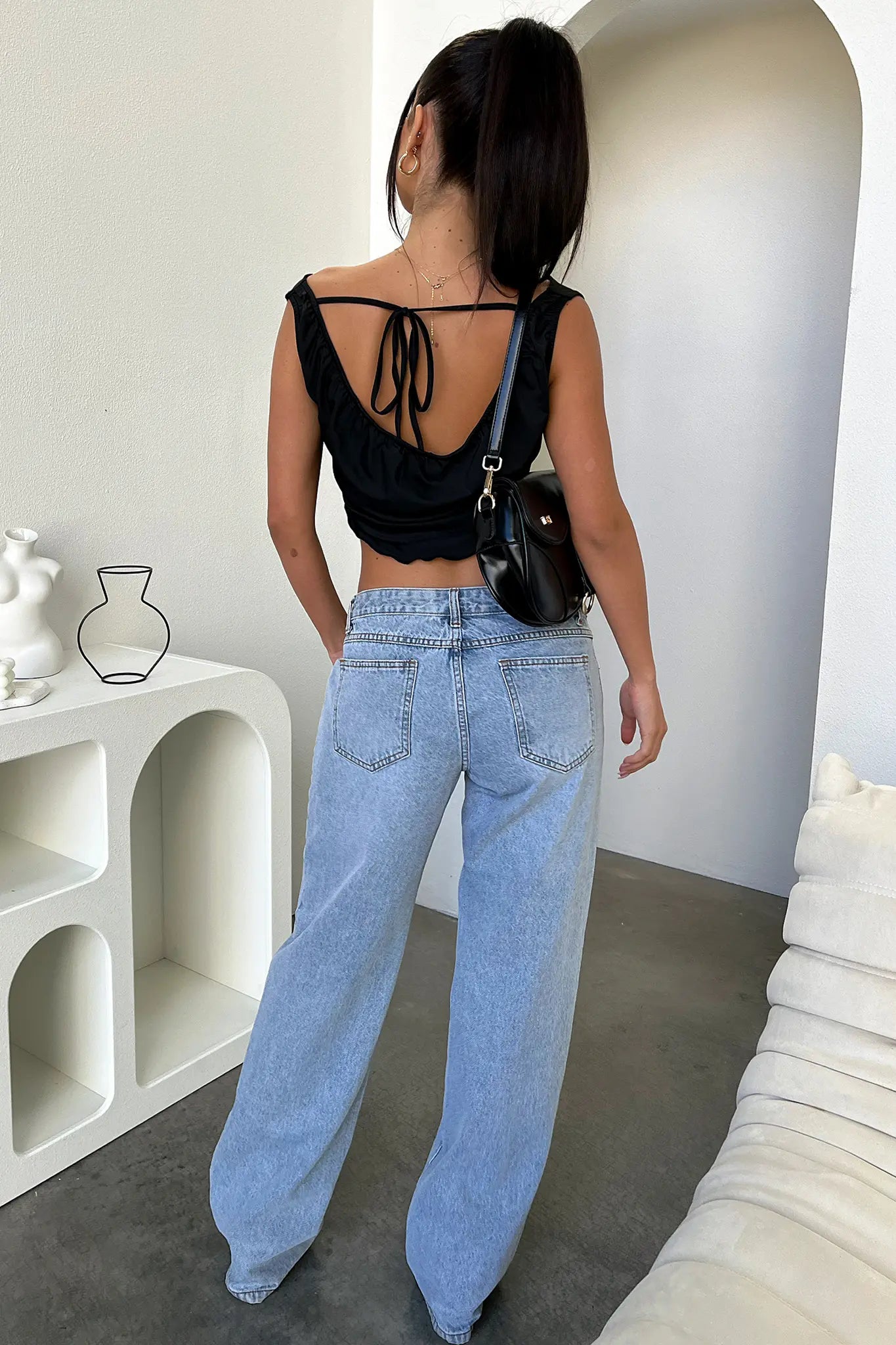 Lily Women’s Spring Relaxed Straight-Leg Denim Jeans