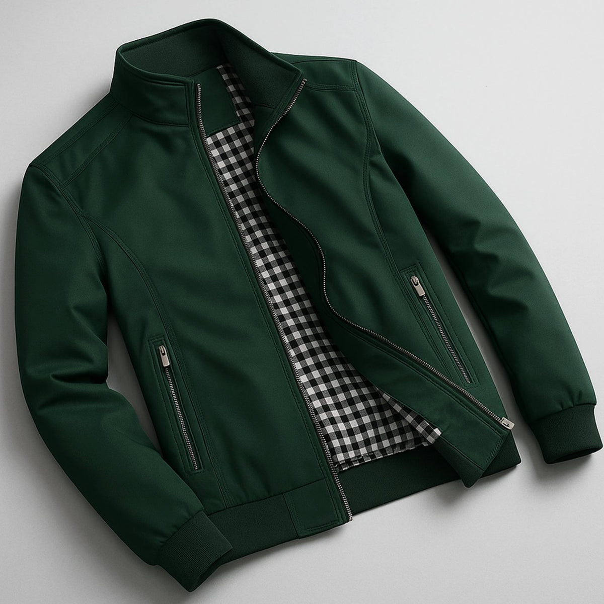 Men's Coats & Jackets Weather-Resistant Zip Bomber Jacket