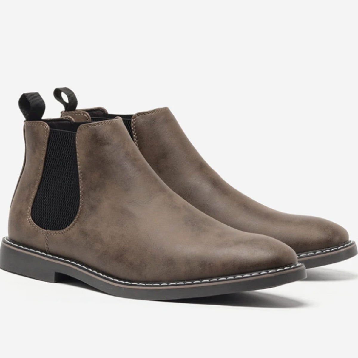 Men's Slip-On Leather Chelsea Boots