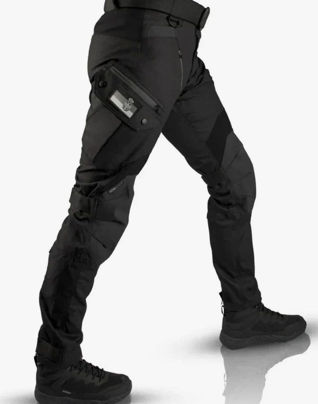 Men's Vulcan Waterproof Tactical Cargo Trousers - Black