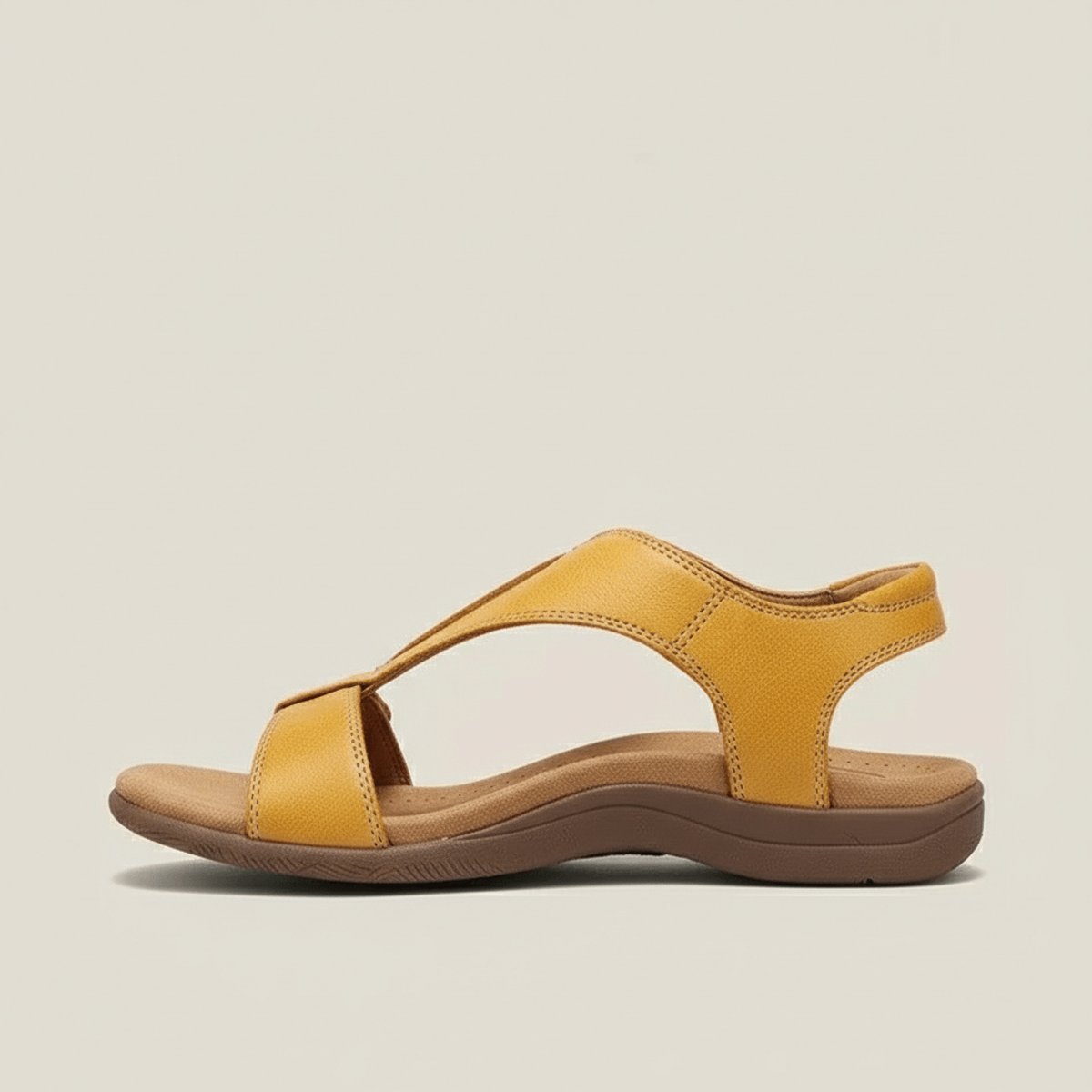 Women's Adjustable Velcro T-Strap Open-Toe Comfortable Sandals