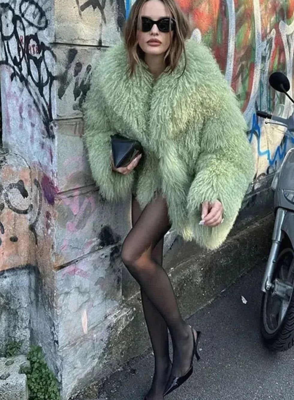 Women's Fluffy Faux Fur Coat