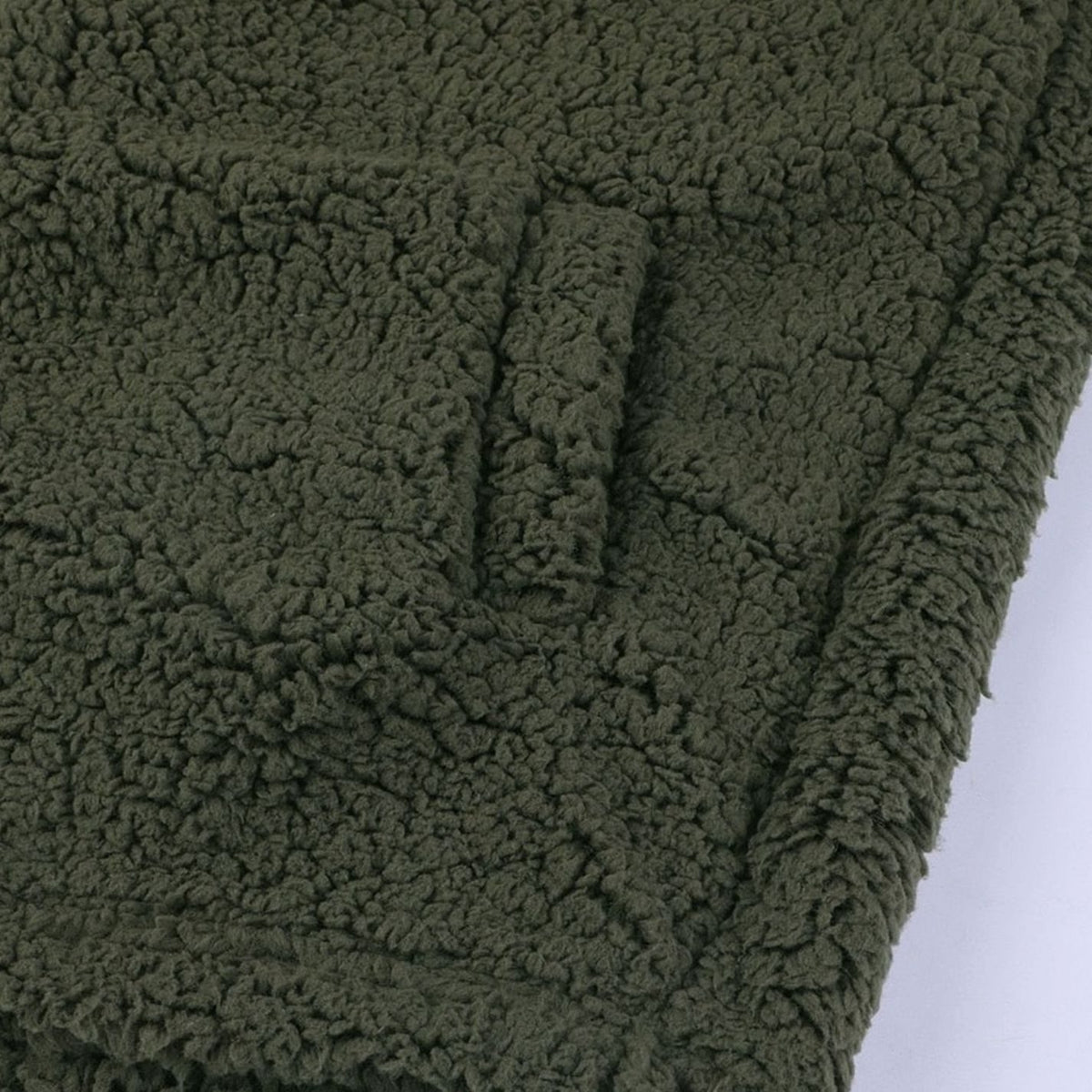 Women's Hooded Open-Front Fluffy Teddy Cardigan