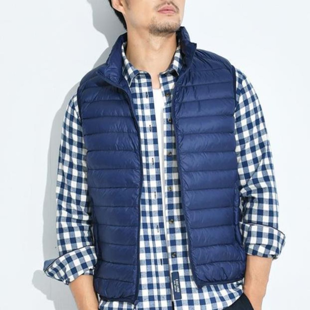 Women's Lightweight Quilted Puffer Vest Zip-Up Gilet - Blue