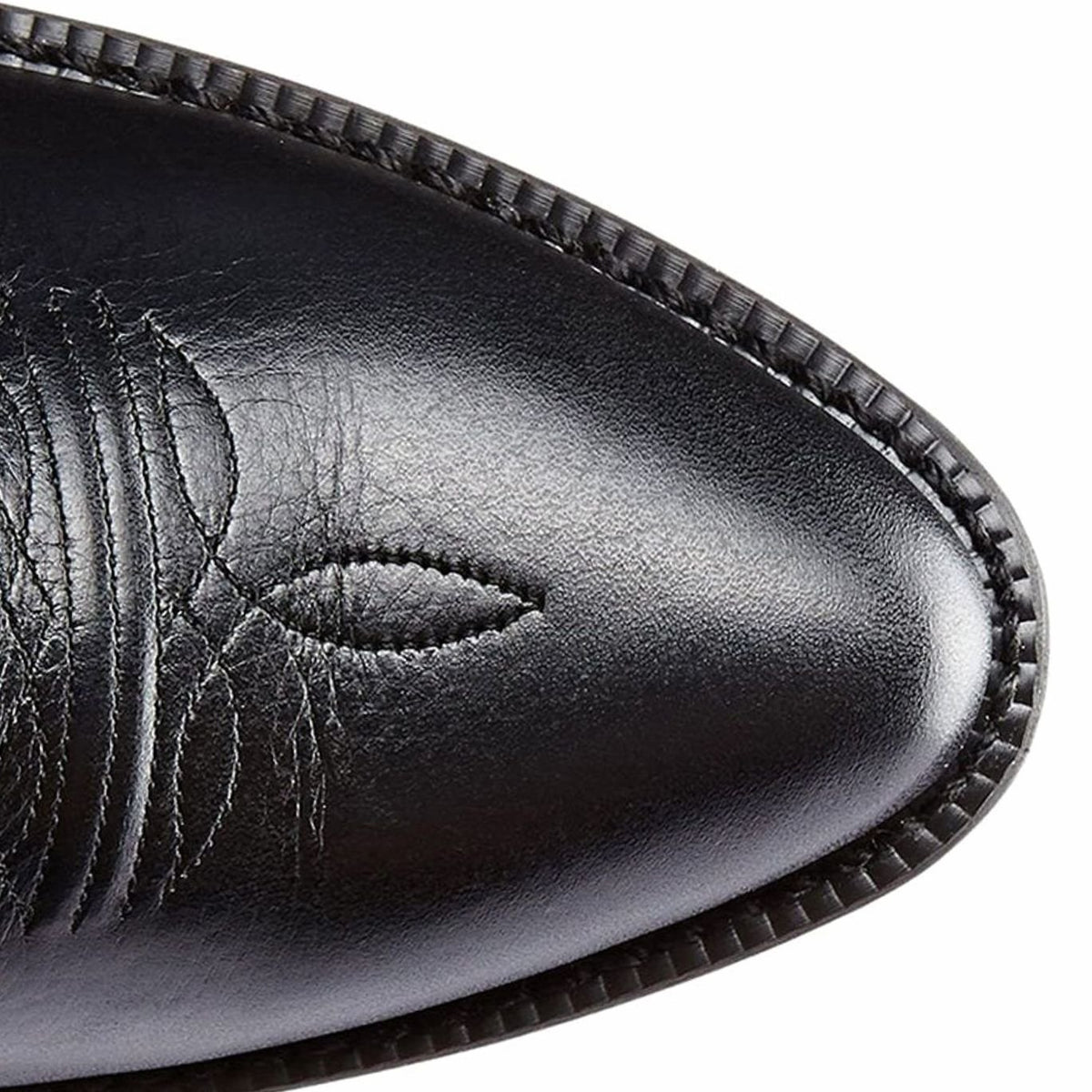 Women's Pointed-Toe Embroidered Leather Cowboy Boots