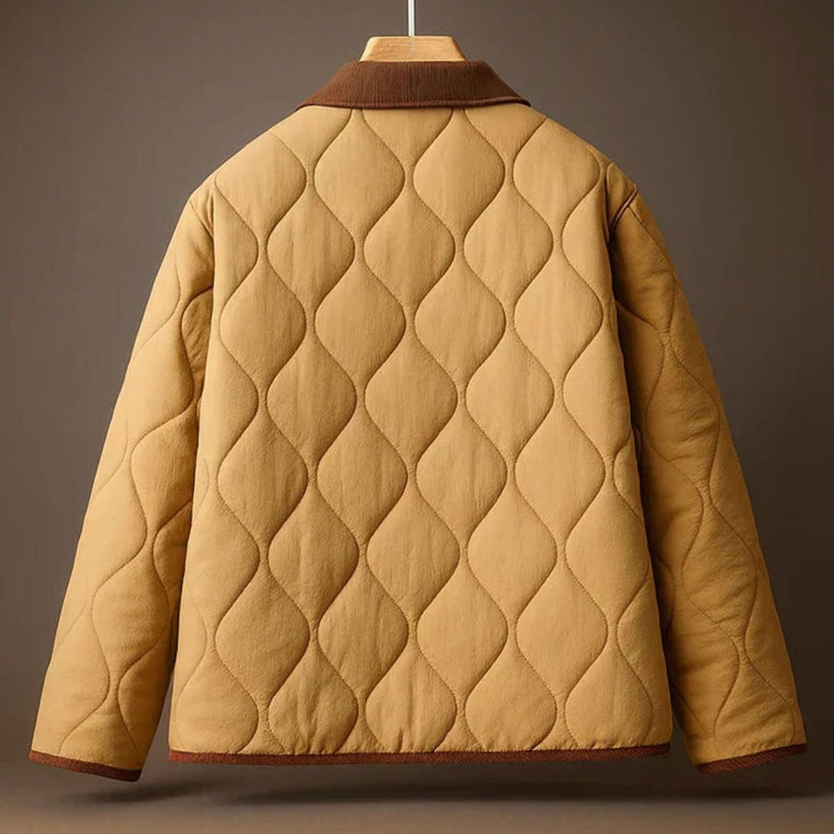 Women's Quilted Insulated Relaxed-Fit Lapel Winter Coat