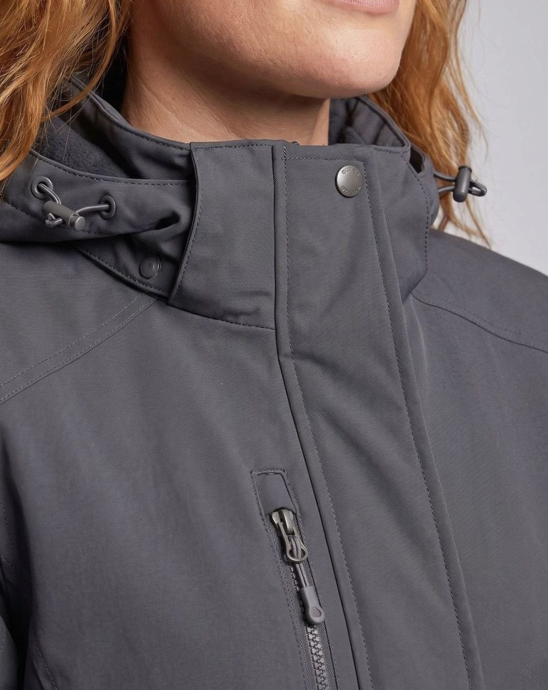 Women's Waterproof Fleece-Lined Hooded Winter Jacket