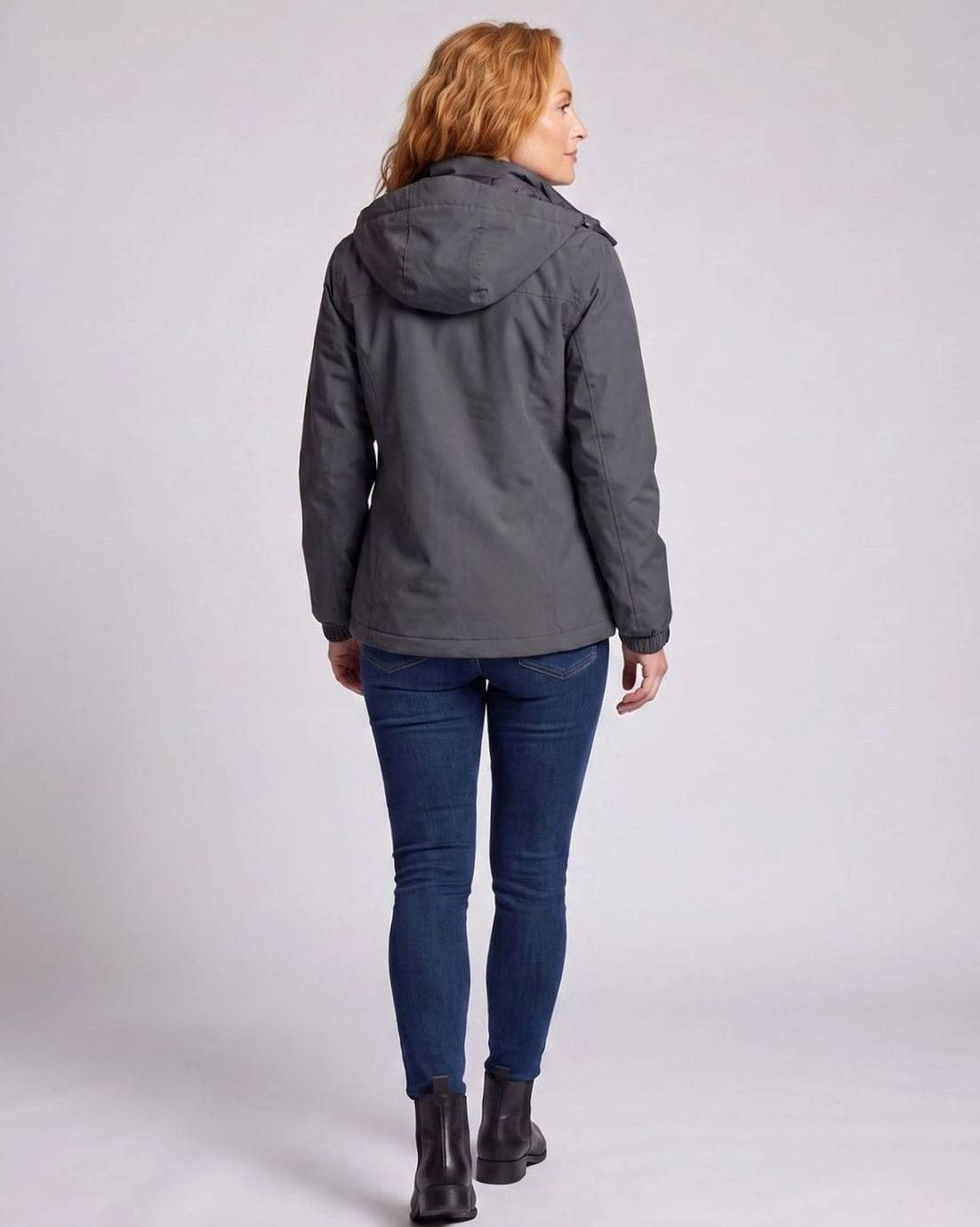 Women's Waterproof Fleece-Lined Hooded Winter Jacket