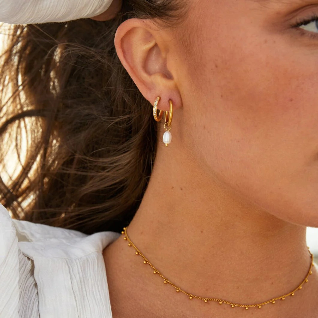 Zoey - Eternity Hoop Earrings